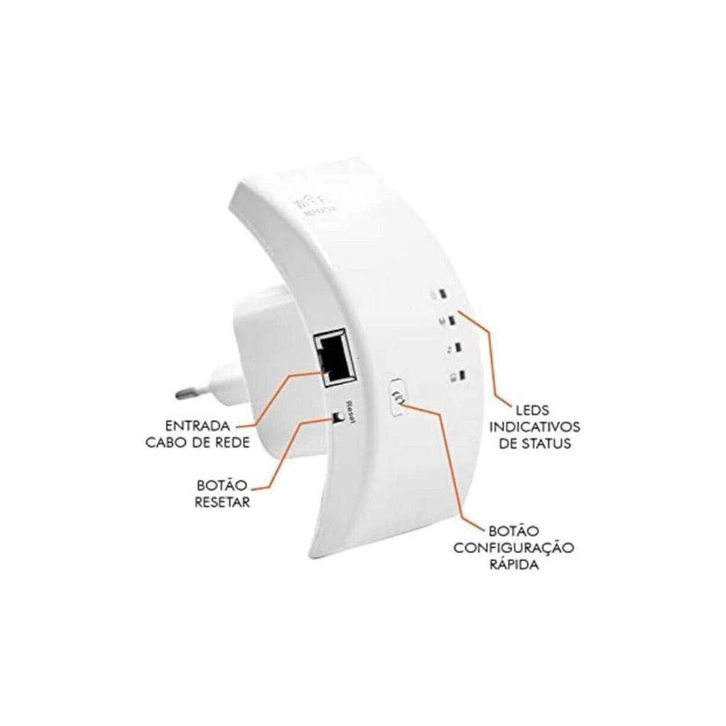 Repetidor e Amplificador extensor de sinal WIFI wireless®️